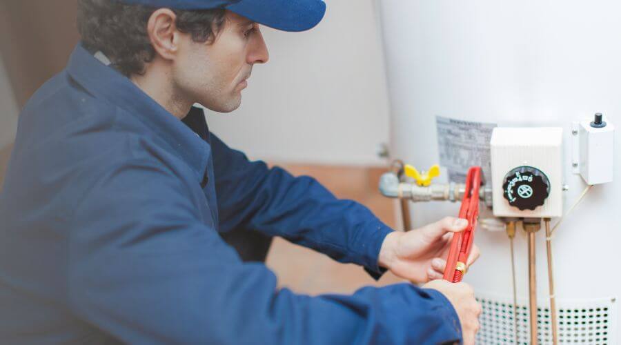 Local tankless water heater installation in Dana, IL
